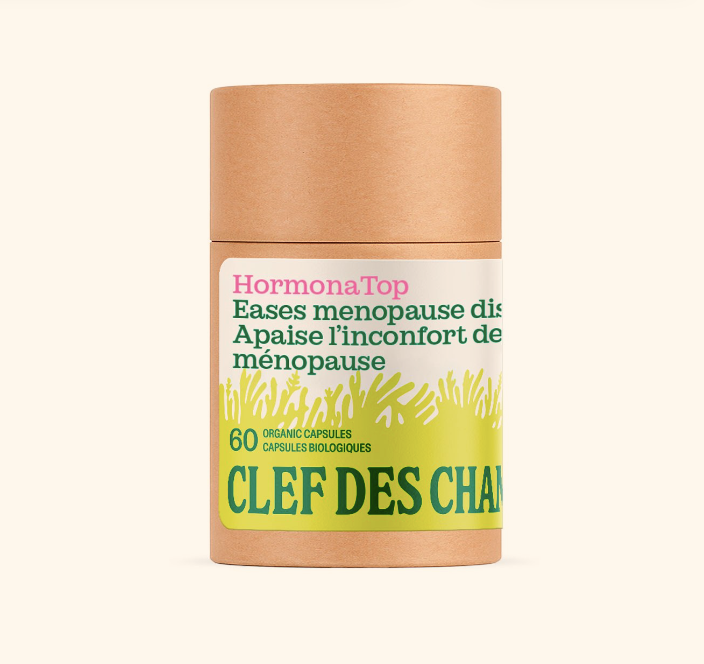 Hormonatop - Dérèglement hormonal, inconforts reliés à la ménopause - Clef des Champs - 60 capsules